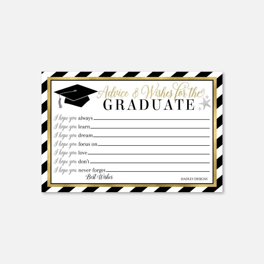 grad advice cards Graduation Advice and Wishes Cards Gift Box main image 0