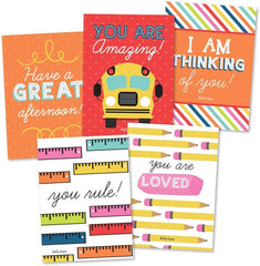 25 Colorful School Lunch Box Notes