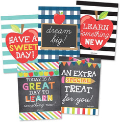 25 Colorful School Lunch Box Notes
