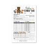 Newborn Baby Log Tracker Journal Book - 50 Sheet Pad