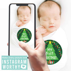 20 Monthly Baby Milestone Stickers