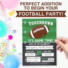 25 Colorful Football Party Invitations