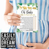 50 Double-Sided Baby Shower Games (Word Scramble & True Or False + Trivia & Baby Advice)