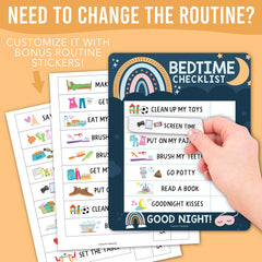 Day And Night Routine Chart For Kids