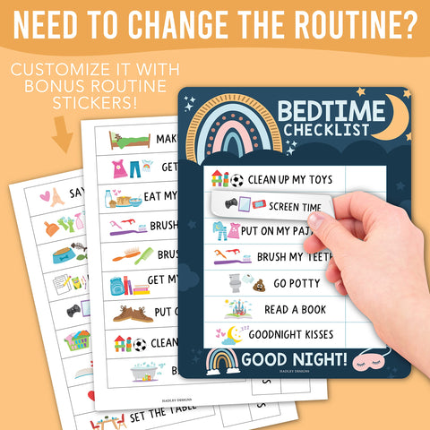 Day And Night Routine Chart For Kids