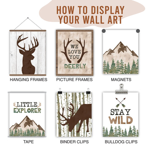 6 Reversible 8x10 Hunting Prints