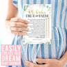 50 Double-Sided Baby Shower Games (Word Scramble & True Or False + Trivia & Baby Advice)
