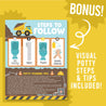 10 Construction Themed Potty Training Charts
