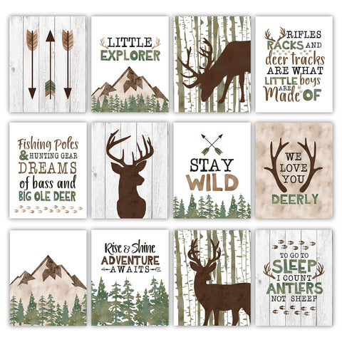 6 Reversible 8x10 Hunting Prints