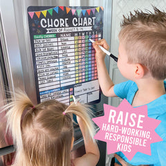 Colorful Magnetic Reward Chart For Multiple Kids