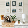 6 Reversible 8x10" Woodland Nursery Prints