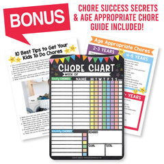 Colorful Magnetic Reward Chart For Multiple Kids
