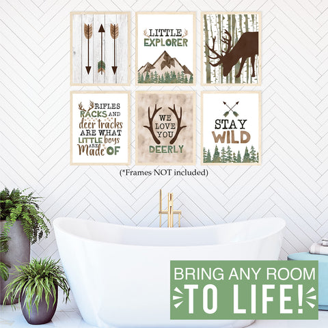 6 Reversible 8x10 Hunting Prints