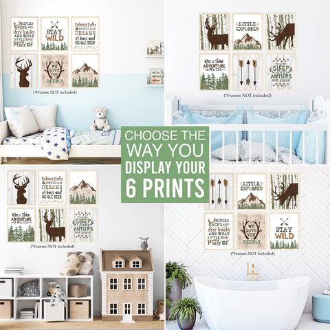 6 Reversible 8x10 Hunting Prints