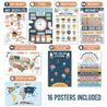16 Boho Educational Posters (alphabet, months, numbers & more!)
