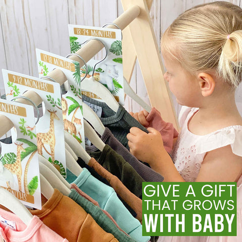 6 Safari-Themed Baby Closet Hanger Dividers