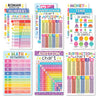 12 Laminated Educational Math Posters