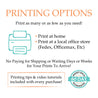 Where to print template