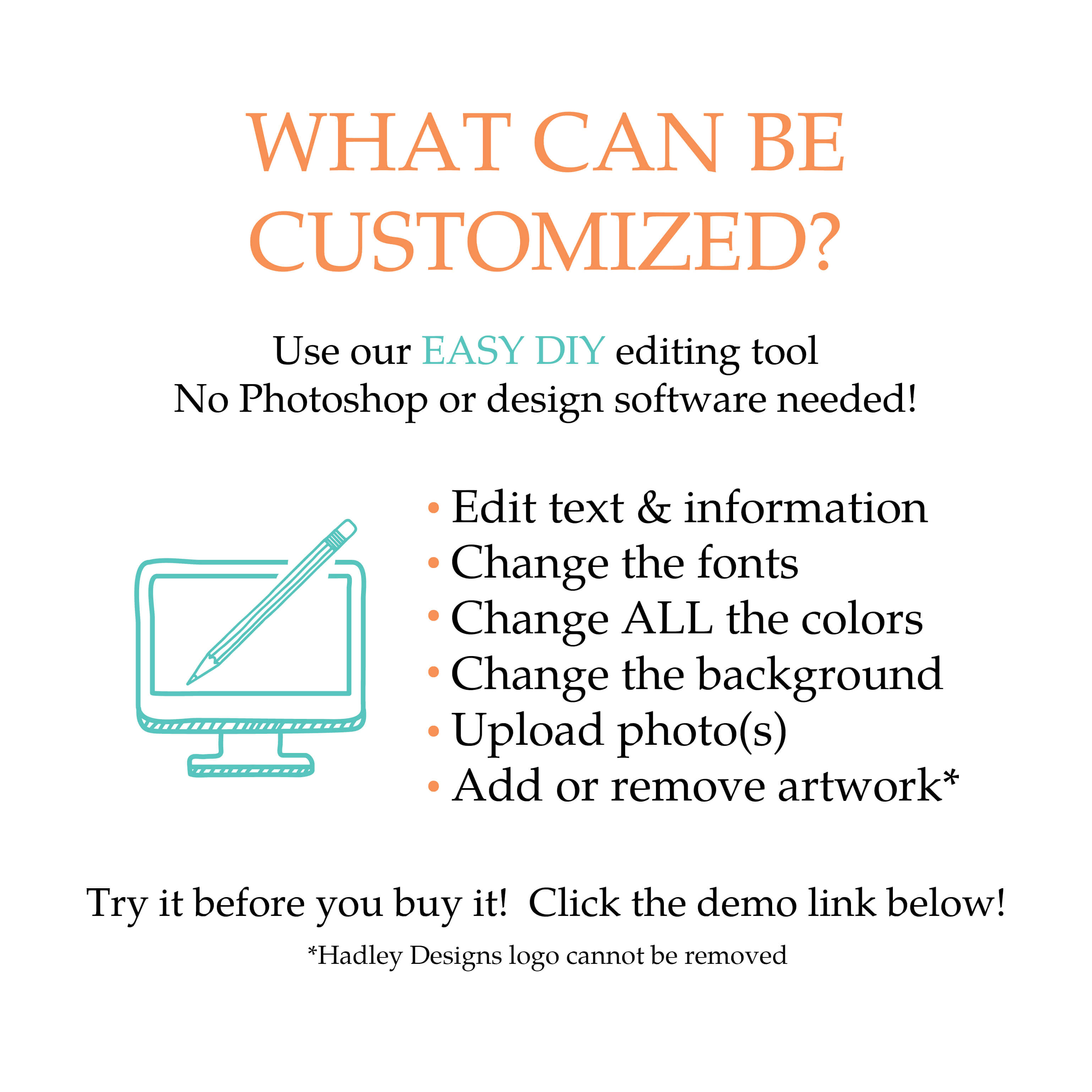 Printable Color Health Tracker Template | Hadley Designs - Printables