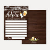 A Baby Is Brewing Baby Shower Advice Card Printable Template