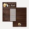 A Baby Is Brewing Baby Shower Price is Right Game Printable Template