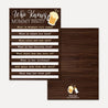 A Baby Is Brewing Baby Shower Who Knows Mommy Best Game Printable Template