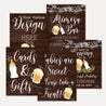 A Baby is Brewing Baby Shower Sign Bundle Printable Template