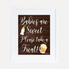 A Baby Is Brewing Baby Shower Treats Sign Printable Template
