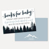 Adventure Mountain Baby Shower Book Request Card Printable Template