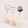 Adventure Mountain Baby Shower Cupcake Toppers Printable Template