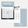 Adventure Mountain Baby Shower Games Set Printable Template