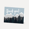 Adventure Mountain Baby Shower Thank You Card Printable Template