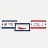 Ahoy It's A Boy Nautical Baby Shower Food Tent Cards Printable Template
