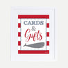 Ahoy Its A Boy Nautical Baby Shower Cards and Gifts Sign Printable Template