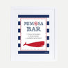Ahoy It's A Boy Nautical Baby Shower Mimosa Sign Printable Template