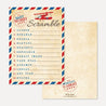 Airplane Baby Shower Games Set Printable Template