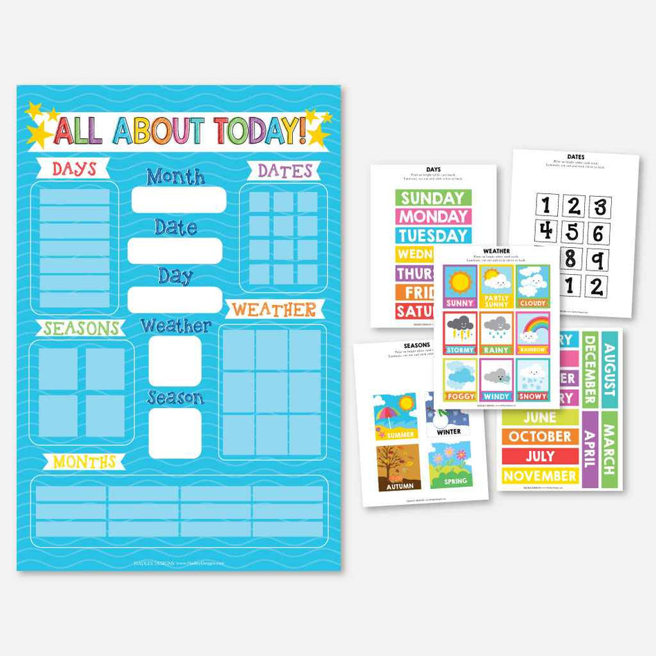 All About Today School Poster Printables