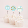 Angel Boy Baby Shower Cupcake Toppers Printable Template