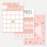 Angel Girl Baby Shower Games Set Printable Template