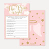 Angel Girl Baby Shower Games Set Printable Template