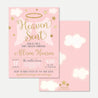 Angel Girl Baby Shower Invitation Printable Template