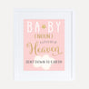 Angel Girl Baby Shower Quote Sign Printable Template