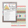 Aztec Adventure Girl Baby Shower Price is Right Game Printable Template
