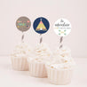 Aztec Adventure Girl Baby Shower Cupcake Toppers Printable Template