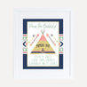 Aztec Adventure Girl Baby Shower Mimosa Sign Printable Template