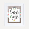 Aztec Adventure Girl Baby Shower Cards and Gifts Sign Printable Template