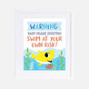 Baby Shark Kids Party Birthday Sign Printable Template
