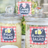 Picnic Food Labels Template