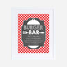 Build Your Own Burger Bar Station Sign