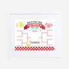 Backyard BBQ Olympics Tournament Bracket Sign Template